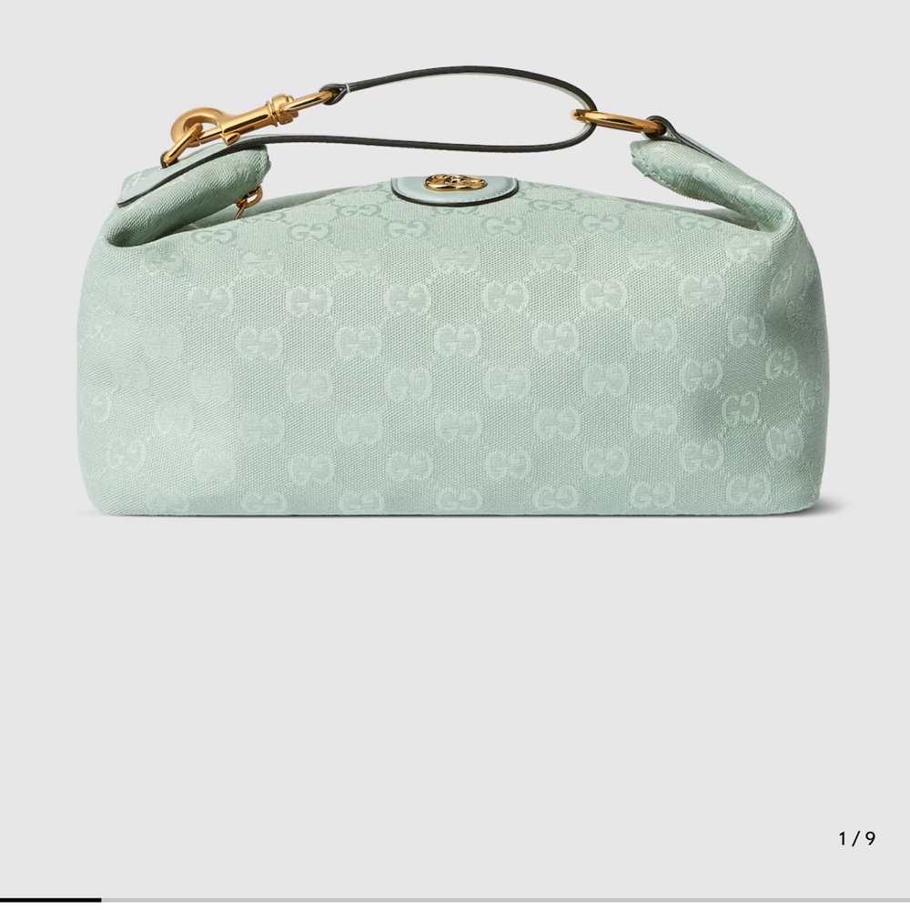 Gucci Vanity top handle bag in icey blue NWT - Picture 6 of 8